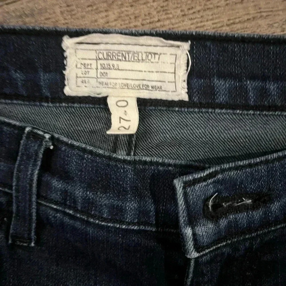 Vintage current/elliott jeans size 4 or 27 - Picture 3 of 3